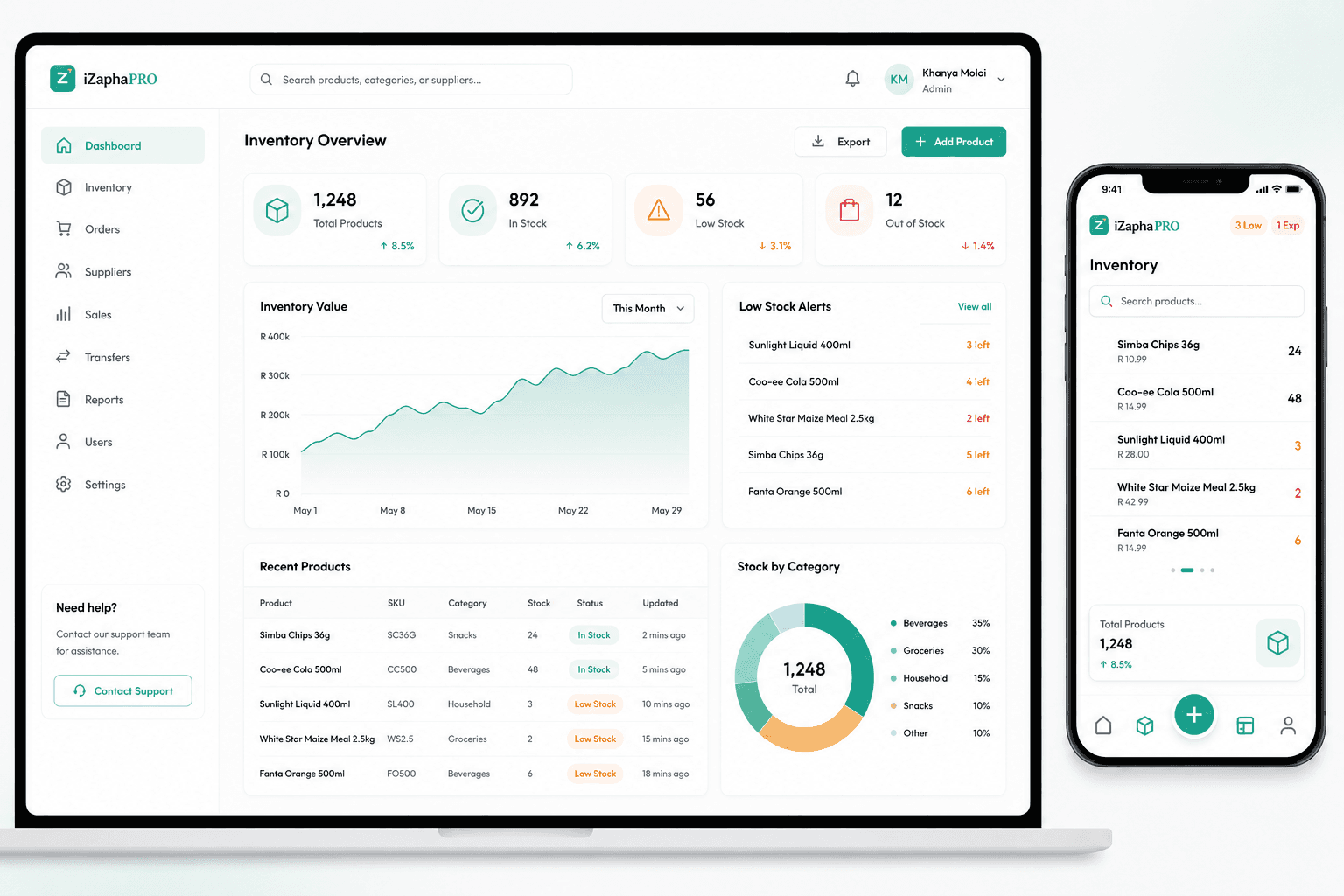 Obimax product screenshot